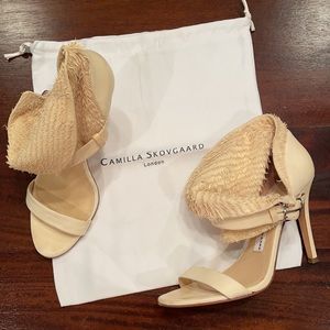 CAMILLA SKOVGAARD leather detailed pumps